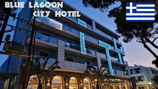 Hotel Blue Lagoon City  Kos Town  Greece  Room and Swimming Pool  Very nice hotel  May 2024 [upl. by Corrie]