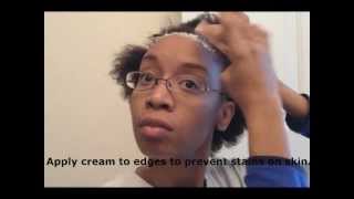 Natural Hair  How to Apply a Color Rinse to Natural Hair [upl. by Urias]