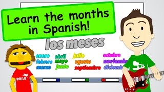 Months of the Year in Spanish  a Song [upl. by Anuhsal737]