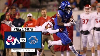 No 23 Fresno State vs Boise State Football Highlights 2018  Stadium [upl. by Anton557]