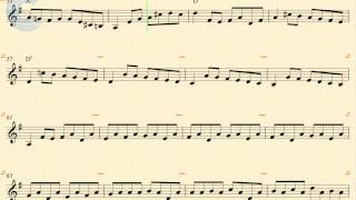 Violin  Suite No 1 in G Major  Bach  Sheet Music Chords amp Vocals [upl. by Jessalyn]