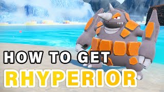 How to Evolve Rhydon into Rhyperior ► Pokemon Scarlet amp Violet [upl. by Felipe]