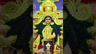 Traditional Durga idol in golden daker saaj decoration Durga Puja durgapuja shorts youtubeshorts [upl. by Gildea]