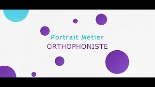 Portrait métier  orthophoniste [upl. by Arocal]