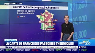 La carte de France des passoires thermiques [upl. by Nedle]