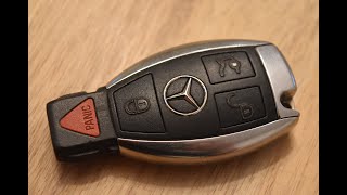 Mercedes Benz key fob battery replacement  EASY DIY [upl. by Mears]