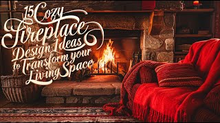 Cozy Up Your Living Space with These 15 Beautiful Fireplace Designs [upl. by Reizarf]