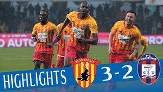 Benevento  Crotone 32  Highlights  Giornata 25  Serie A TIM 201718 [upl. by Hsan]