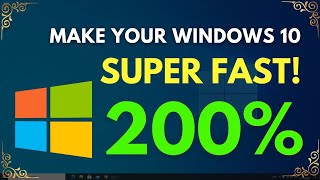 How to speed up Your Windows 10 amp Make 4GB RAM Laptop Faster Quickly 2022 [upl. by Ahsilaf]