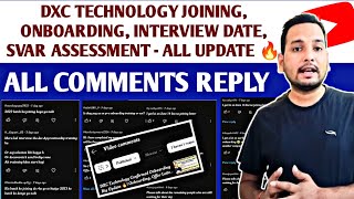 DXC Technology All Imp Update 🔥  All Doubts Cleared  Onboarding amp Joining Update Interview Date [upl. by Anais174]