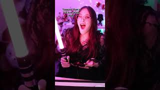 I GOT MY FIRST LIGHTSABER lightsaber starwars streamer gamergirl starwarsfan [upl. by Nairdna9]