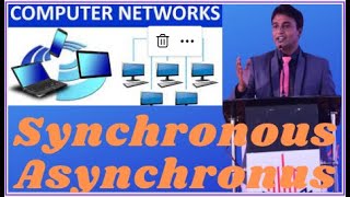 Synchronous amp Asynchronous data Transmission Urdu  Hindi   11th Class Computer Sc Chapter 3 [upl. by Abie]