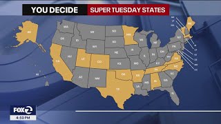 Super Tuesday early results from primary and caucus races [upl. by Sunday]