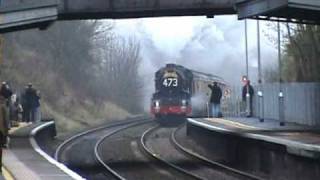 6024 GWR King Edward I flying through Keynsham [upl. by Amairam873]