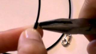 Abalorios  Tutorial quot Como montar un collar para colgantes quot [upl. by Nuli597]