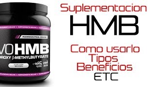 SUPLEMENTO HMB  SUPLEMENTACION DEPORTIVA [upl. by Aretina]