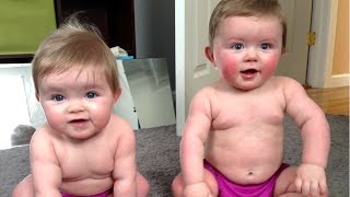 Funny Twin Babies Dancing Compilation 2015 [upl. by Apps]