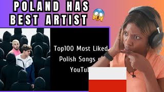 Reaction To Top 100 Most Liked Polish Songs On YouTube [upl. by Hedvah498]