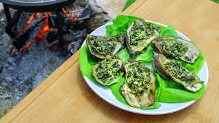 Smoked Oysters Rockefeller Recipe by Carolina Cooker® [upl. by Aigroeg]