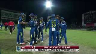 Highlights 1st T20I at PICS Kandy – Windies in Sri Lanka 2015 [upl. by Neitsirk]