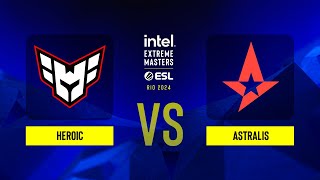 Heroic vs Astralis  IEM Rio 2024  Group B [upl. by Lia]