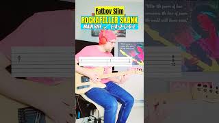 Fatboy Slim  The Rockafeller Skank Main Riff Guitar Lesson  Tab  Tutorial guitar tutorial [upl. by Slerahc140]