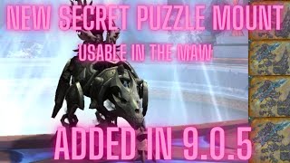 HOW TO OBTAIN BOUND SHADEHOUND  New Maw Mount 905 Shadowlands Secret Puzzle Mount [upl. by Leff604]