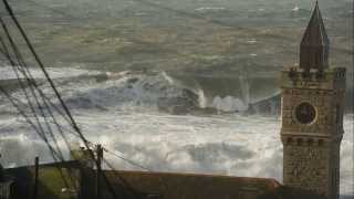 Porthleven Storm Feb 2014 [upl. by Neirbo]