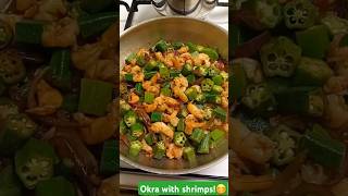 Tasty OKRA with shrimps okradish [upl. by Rollo]