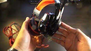 DIZA100 Kotion Each G9000 Gaming Headset unboxing [upl. by Ellinad]