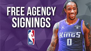 All Official Free Agency Signings 202425  Western Conference [upl. by Kcirdneh181]