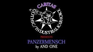 And One  Panzermensch  Karaoke Instrumental w Lyrics  Caritas Industrial Karaoke [upl. by Drageruaeb789]