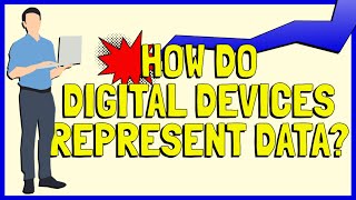 DIGITAL DATA REPRESENTATION  How Digital Devices Represent Number Character Video and Sound Data [upl. by Bor]