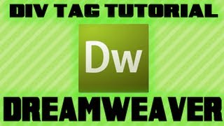 How to create a Layout using Div Tags and CSS in Dreamweaver [upl. by Milan818]