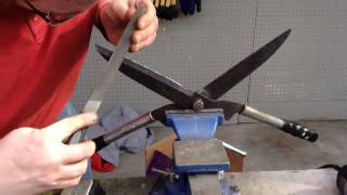 How to Sharpen Hedge Clippers [upl. by Ylrebma]