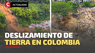 Colombia Imágenes del deslizamiento de tierra que dejó una decena de muertos en Pereira [upl. by Betteann]