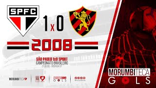 São Paulo 1x0 Sport  Brasileiro 2008  Rodada 07  21062008 [upl. by Emmer623]