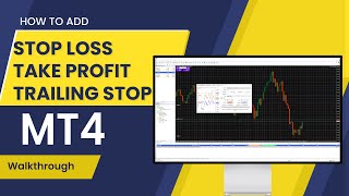 How to set StopLoss and TakeProfit in MT4  Forex for Beginners [upl. by Yhtur]