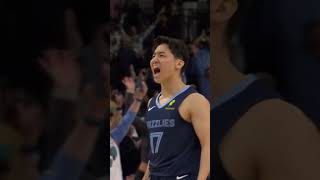 Yuki Kawamura electrifies the crowd in Memphis 🔥😤 Shorts nba nyknicksbasketball nbafranchise [upl. by Nikolaus]