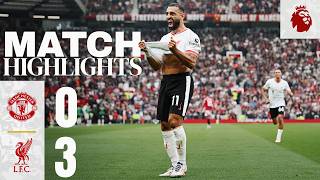 Salah Goal amp Diaz Double at Old Trafford  Manchester United 03 Liverpool  Highlights [upl. by Amando]