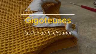 Je couds deux petites gigoteuses  couture bebe [upl. by Eadahs]