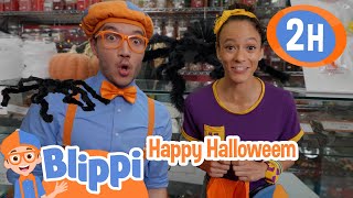 Blippi and Meekahs Sweet Sweet TrickorTreat  More Halloween Horror  Best Friend Adventures [upl. by Rem661]