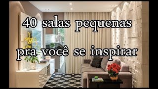 40 SALAS PEQUENAS PRA VOCÊ SE INSPIRAR [upl. by Yate731]