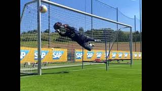 Oliver Baumann TSG Hoffenheim Bundesliga Goalkeeper Training [upl. by Retswerb627]