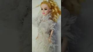 Doll Dress Making Barbie Cute Dress doll Stitching Sewing YT❤🌼 short subscribe viralshort dress [upl. by Revorg148]