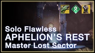 Master Aphelions Rest Lost Sector Under 2 minutes  Strand Hunter [upl. by Eelyahs]