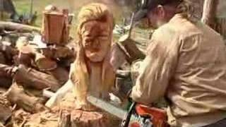 Rick Kuper Chainsaw Artist demonstration [upl. by Cordell677]