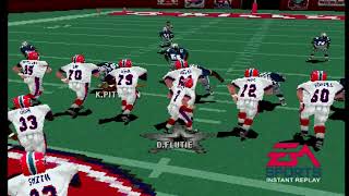 Madden NFL 2000  Dallas Cowboys vs Buffalo Bills  PS1 on PS2 Gameplay [upl. by Teressa]