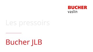 Pressoirs verticaux Bucher JLBAutomated Basket Press Bucher JLB [upl. by Maggi]