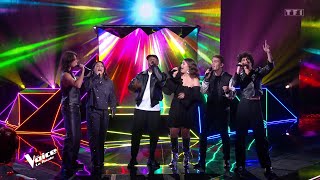 Les Finalistes amp Soprano reprennent Cosmo Mon Everest Roule et En Feu  The Voice 2024  Finale [upl. by Yecnay]